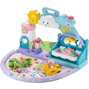 Little People Nursery Playset with Babies, rocking horse, and feeding table